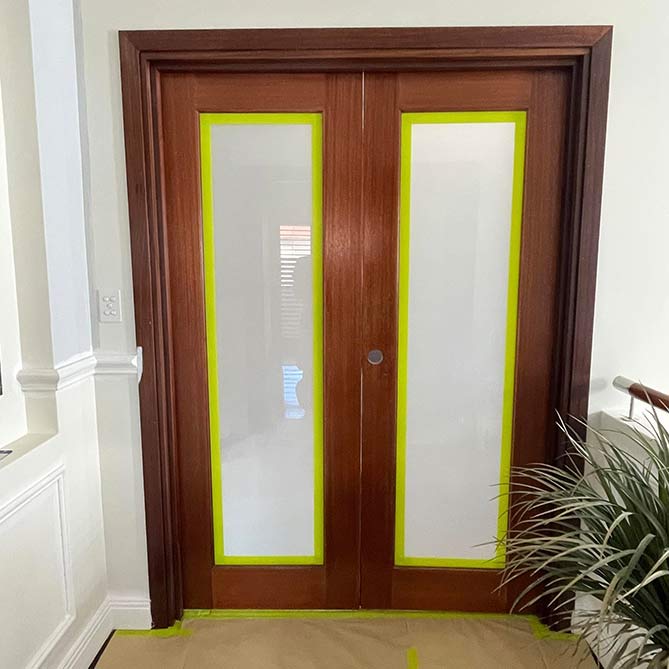 Window & Door Spray Painting Perth Process